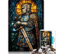 1000 Piece Jigsaw Puzzle for Adults Teens Medieval Knights,Educational Games Home Decoration for Is Ideal As A Gift for The Whole Family 38x26cm