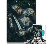 1000 Piece Jigsaw Puzzle for Adults Teens Medieval Magic Knight,Educational Games Home Decoration for Is Ideal As A Gift for The Whole Family 38x52cm