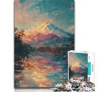 1000 Piece Jigsaw Puzzle for Adults Teens Mount Fuji, Japan 1000 Pieces for Adults,Challenging Game Gifts for Is Ideal As A Gift for The Whole Family 75x50cm