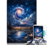 1000 Piece Jigsaw Puzzle for Adults Teens Mysterious Mount Fuji 1000 Pieces for Adults,learning Educational Is Ideal As A Gift for The Whole Family 75x50cm