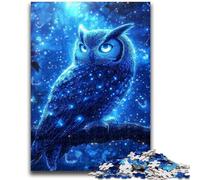 1000 Piece Jigsaw Puzzle for Adults Teens Mysterious Owl Challenging To Complete But Fun And Humorous Educational Game for Birthday 26x38cm