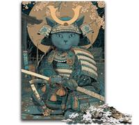 1000 Piece Jigsaw Puzzle for Adults Teens Ninja Cat 1000 Pieces for Adults,Challenging Game for Is Ideal As A Gift for The Whole Family (75x50cm)