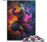 1000 Piece Jigsaw Puzzle for Adults Teens Ninja Warrior, Family Activity Unique Home Decor And Gifts for Ages 14+ (Size50x75cm)