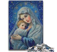 1000 Piece Jigsaw Puzzle for Adults Teens Our Lady of Mary Adult Puzzles,Challenging Game Gifts for Is Ideal As A Gift for The Whole Family (38x26cm)