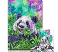 1000 Piece Jigsaw Puzzle for Adults Teens Panda in Bamboo Forest,Educational Games Home Decoration Birthday Present,Gifts,Wall Art (75x50cm)