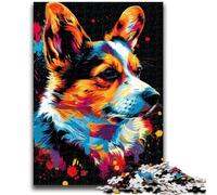 1000 Piece Jigsaw Puzzle for Adults Teens Pembroke Welsh Corgi 1000 Piece Puzzle,Quiz Game Wall Decoration Unique Birthday And Xmas Gifts (50x75cm)