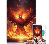 1000 Piece Jigsaw Puzzle for Adults Teens Phoenix Adult Jigsaw,Artistic Wall Decor & Birthday Gift Idea for Friends, Home Office (size 75x50cm)