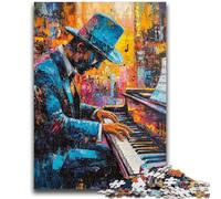 1000 Piece Jigsaw Puzzle for Adults Teens Playing The Piano Oil Painting, Educational Toys Is Ideal As A Gift for The Whole Family 26X38CM