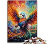 1000 Piece Jigsaw Puzzle for Adults Teens Psychedelic Phoenix Bird Adult Jigsaw,for Educational Game Challenge Toy Birthday Present, Gifts, Wall Art (75x50cm)
