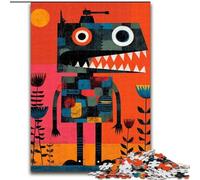 1000 Piece Jigsaw Puzzle for Adults Teens Robot, Challenging Game Toys Wall Decoration Unique Birthday And Xmas Gifts (Size 26x38cm)