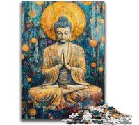 1000 Piece Jigsaw Puzzle for Adults Teens Sleeping Buddha Art Challenging To Complete But Fun And Humorous Birthday Present, Gifts, Wall Art 26x38cm