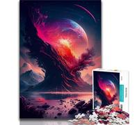 1000 Piece Jigsaw Puzzle for Adults Teens Space Fantasy Landscape 1000 Piece Jigsaw,is Ideal As Gifts for The Whole Family Suitable for And 14 (size 75x50cm)