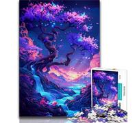 1000 Piece Jigsaw Puzzle for Adults Teens Spirit Blossom Landscape Teenager Puzzles,Stress Reliever Staycation Kill Time Parent-child Interaction (size 38x26cm)