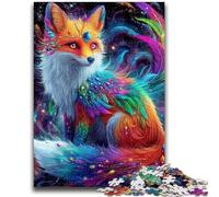 1000 Piece Jigsaw Puzzle for Adults Teens Spirit Fox Puzzles for Adults,Family Educational Games Home Decoration Gift (75x50cm)
