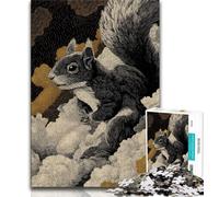1000 Piece Jigsaw Puzzle for Adults Teens Squirrel 1000 Piece Puzzle,Classic Educational Games Beautiful Decoration 38x26cm