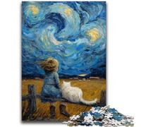 1000 Piece Jigsaw Puzzle for Adults Teens Starry Sky Educational Family Game Is Ideal As Gifts for The Whole Family for 14+ 50x75cm