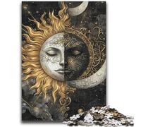 1000 Piece Jigsaw Puzzle for Adults Teens Sun And Moon Teenager Puzzles,Perfect for Game Nights, Colorful Toy for Home Gift (75x50cm)