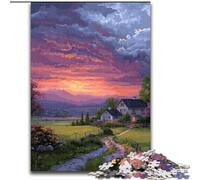 1000 Piece Jigsaw Puzzle for Adults Teens Sunset, Challenging Game Toys Wall Decoration Unique Birthday And Xmas Gifts (Size 50x75cm)