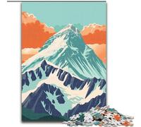 1000 Piece Jigsaw Puzzle for Adults Teens Sunset on Everest, for And 14 Years And over for Educational Game Challenge Toy Gift for Birthdays 26x38cm