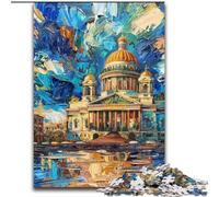 1000 Piece Jigsaw Puzzle for Adults Teens Taj Mahal Oil Painting Learning Educational Toys Family Games Gifts for Friends And Family (size 50x75cm)