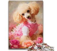 1000 Piece Jigsaw Puzzle for Adults Teens Teddy Puppy 1000 Pieces for Adults,learning Educational Is Ideal As A Gift for The Whole Family (75x50cm)