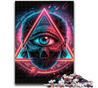 1000 Piece Jigsaw Puzzle for Adults Teens The Eye of Providence Challenging To Complete But Fun And Humorous Birthday Present, Gifts, Wall Art 26x38cm