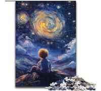 1000 Piece Jigsaw Puzzle for Adults Teens The Little Prince of The Night Sky, Educational Toys Is Ideal As A Gift for The Whole Family (Size 50x75cm)