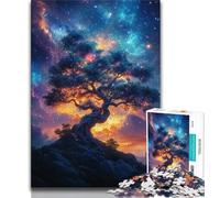 1000 Piece Jigsaw Puzzle for Adults Teens Tree of Life,Help The Brain Exercise Addictive Toys to Cultivate Patience Enhance Memory 38x26cm