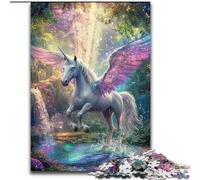 1000 Piece Jigsaw Puzzle for Adults Teens Unicorn Angel, Educational Games Home Decoration Is Ideal As A Gift for The Whole Family (size 26x38cm)