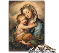 1000 Piece Jigsaw Puzzle for Adults Teens Virgin Mary, Decompressing Intellectual Educational Toy Is Ideal As Gifts for The Whole Family 50X75CM
