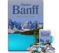 1000 Piece Jigsaw Puzzle for Adults Teens Visit Banff,Toys Educational Games Stress Relieving Unique Home Decor And Gifts (38x26cm)