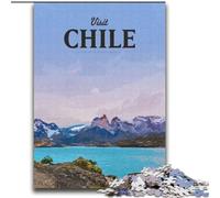1000 Piece Jigsaw Puzzle for Adults Teens Visit Chile, for And 14 Years And over for Educational Game Challenge Toy Gift for Birthdays 75x100cm