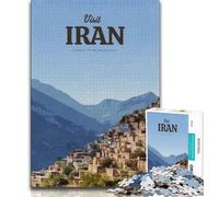 1000 Piece Jigsaw Puzzle for Adults Teens Visit Iran,Challenging Game And Family Play Educational Game for Birthday,Chrismas (75x50cm)