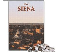 1000 Piece Jigsaw Puzzle for Adults Teens Visit Siena Decompressing Intellectual Educational Toy Secret Santa Gifts (38x52cm) 1000pcs