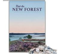 1000 Piece Jigsaw Puzzle for Adults Teens Visit The New Forest Decompressing Intellectual Educational Toy Secret Santa Gifts (50x75cm) 1000pcs