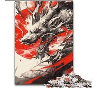 1000 Piece Jigsaw Puzzle for Adults Teens Watercolor Dragon, Educational Games Home Decoration Is Ideal As A Gift for The Whole Family (size 50x75cm)