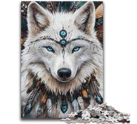 1000 Piece Jigsaw Puzzle for Adults Teens Wolf Totem 1000 Pieces for Adults,Challenging Game for Is Ideal As A Gift for The Whole Family (75x50cm)