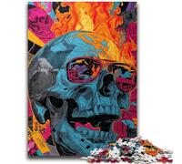 1000 Piece Jigsaw Puzzle for Adults Teens Zombie Skeleton Jigsaw,Family Entertainment Toys with Matching Poster And Trivia Sheet (50x75cm)
