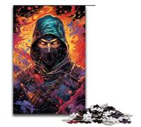 1000 Piece Jigsaw Puzzle for Adults The Colorful Psychedelia of Ninja Killer Jigsaw Brain Teaser Puzzle Christmas Birthday Gifts 75x50cm