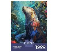 1000 Piece Jigsaw Puzzle for Adults The Hunting Otter Puzzles for Adults Relaxing Games Pattern Assembly for Is Ideal As A Gift 70x50cm/1000pcs