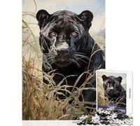 1000 Piece Jigsaw Puzzle for Adults The Jaguar Kingdom Relaxing Games Birthday Present Educational Toy Birthday Present, Gifts, (50x75cm)