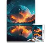 1000 Piece Jigsaw Puzzle for Adults The Lake Perfect for Calm Leisure Hours High Grade Precise Cut Play Toy Size 38x26cm