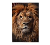1000 Piece Jigsaw Puzzle for Adults,The Lion's Gaze, Puzzles with Letters on Back, Challenging Puzzle for Game Night Home Décor, 19.7 x 29.5