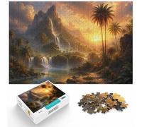 1000 Piece Jigsaw Puzzle for Adults, The Mountain Oasis | For puzzle time at home: Adult jigsaw puzzle with 1000 pieces fits naturally into relaxed home leisure.