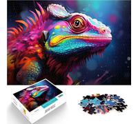1000 Piece Jigsaw Puzzle for Adults The mysterious chameleon Educational Games Home Decoration Puzzle 26x38cm Great Gift for Games