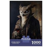1000 Piece Jigsaw Puzzle for Adults The Old Blind Owl Seer Jigsaw for Adults Relaxing Games Stress Reliever Birthday And Unique Gifts 70x50cm/1000pcs
