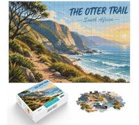1000 Piece Jigsaw Puzzle for Adults, The Otter Trail South Africa Artwork | For Christmas and winter evenings: Adult jigsaw puzzle with 1000 pieces creates puzzle time on colder days.