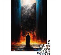 1000-Piece Jigsaw Puzzle for Adults, The Pilgrim Before The Sealed Gate - The One Who Dared to Stand, 38x26cm/1000pcs, Family Activity, Time Around The Table And Couples And Families