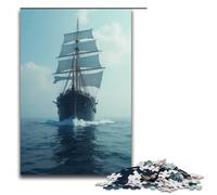1000 Piece Jigsaw Puzzle for Adults The Returning Ships Cut through The Calm Waters Puzzle GamePerfect Decoration for Teens Age 14 Years Up 1000 PCS(75x50cm)