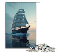 1000 Piece Jigsaw Puzzle for Adults The Returning Ships Cut through The Calm Waters Puzzle GamePerfect Decoration for Teens Age 14 Years Up 1000 PCS(38x26cm)